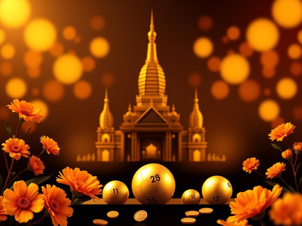 พระธาตุหลวงและดอกดาวเรือง สัญลักษณ์หวยลาว